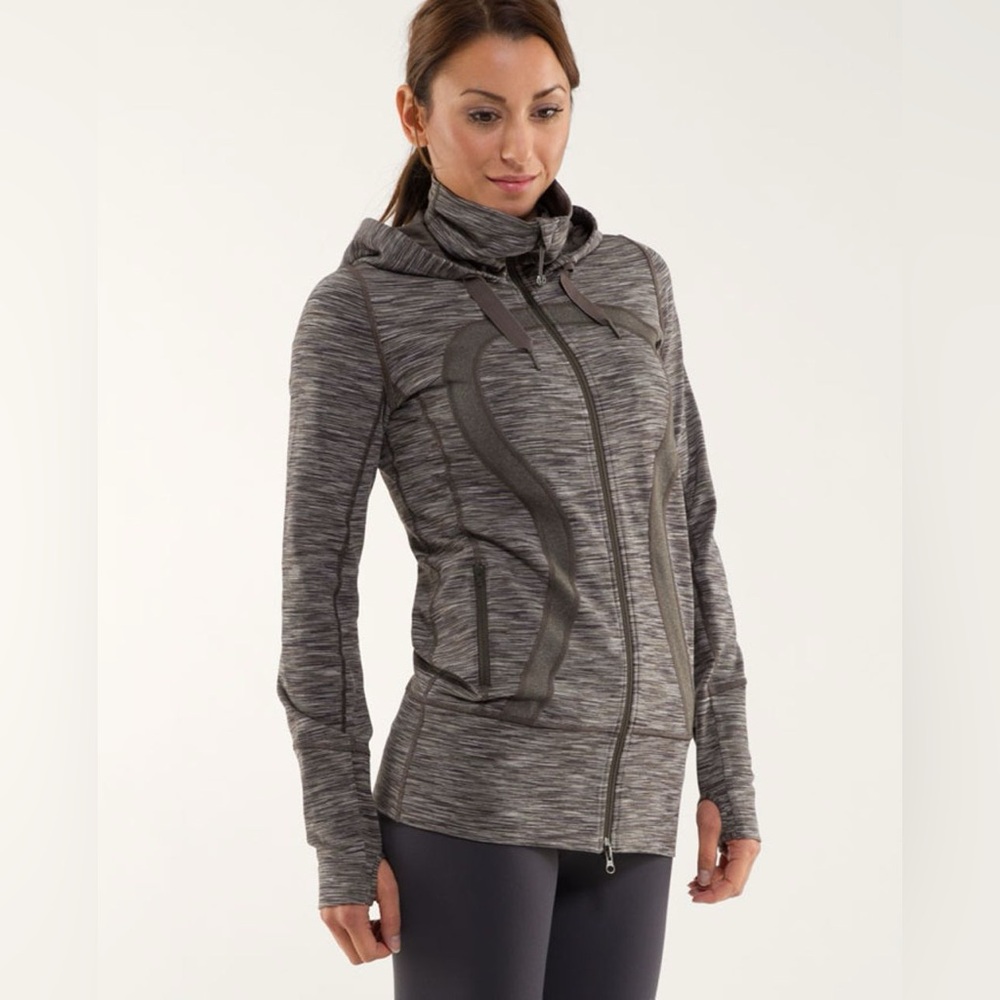 Lululemon Stride Jacket Wren Space Dye / Wren Sz 4